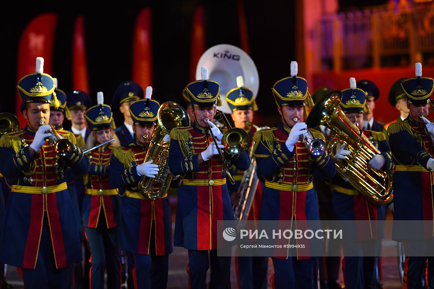 Церемония закрытия фестиваля "Спасская башня"