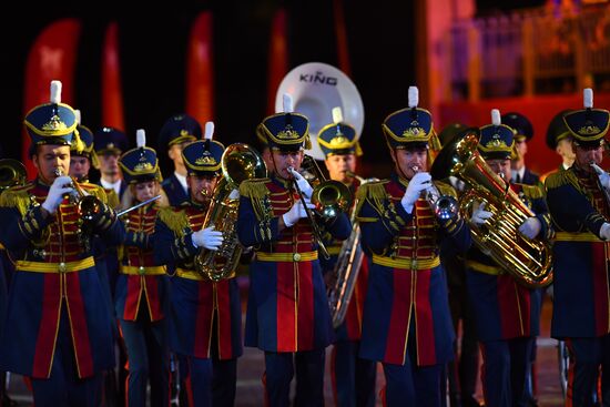 Церемония закрытия фестиваля "Спасская башня"