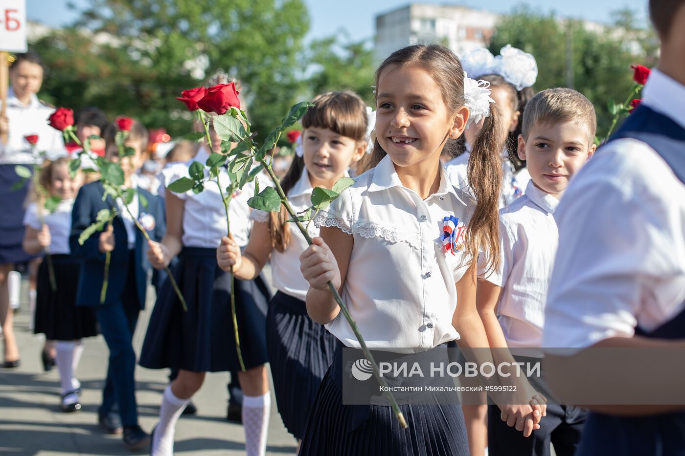 Начало учебного года в школах России