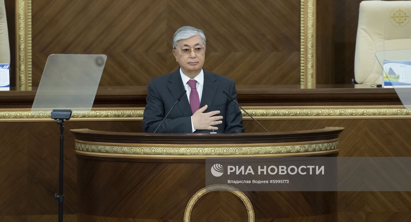 Выступление президента Казахстана К.-Ж. Токаева на открытии сессии парламента