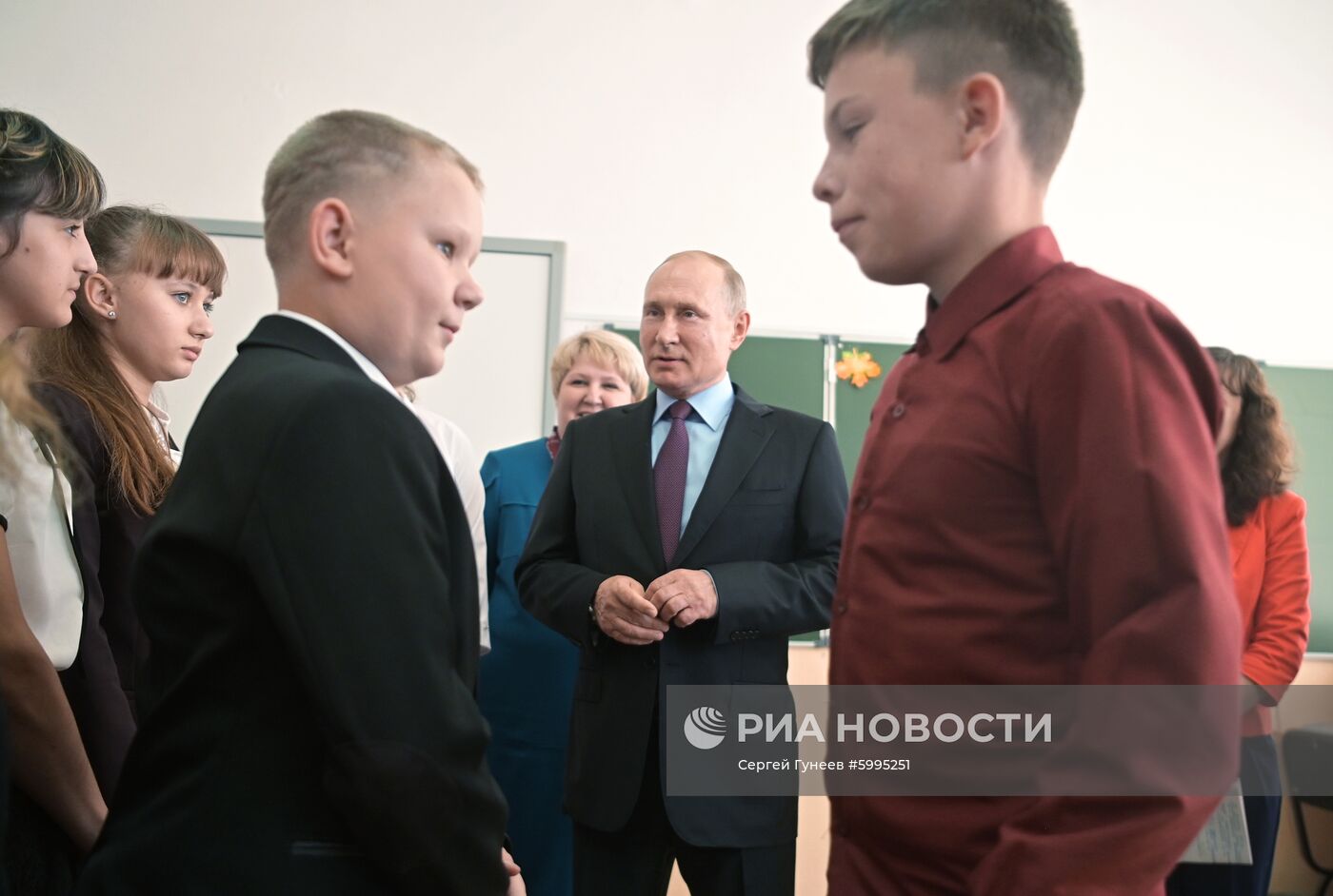 Рабочая поездка президента РФ В. Путина в Сибирский федеральный округ