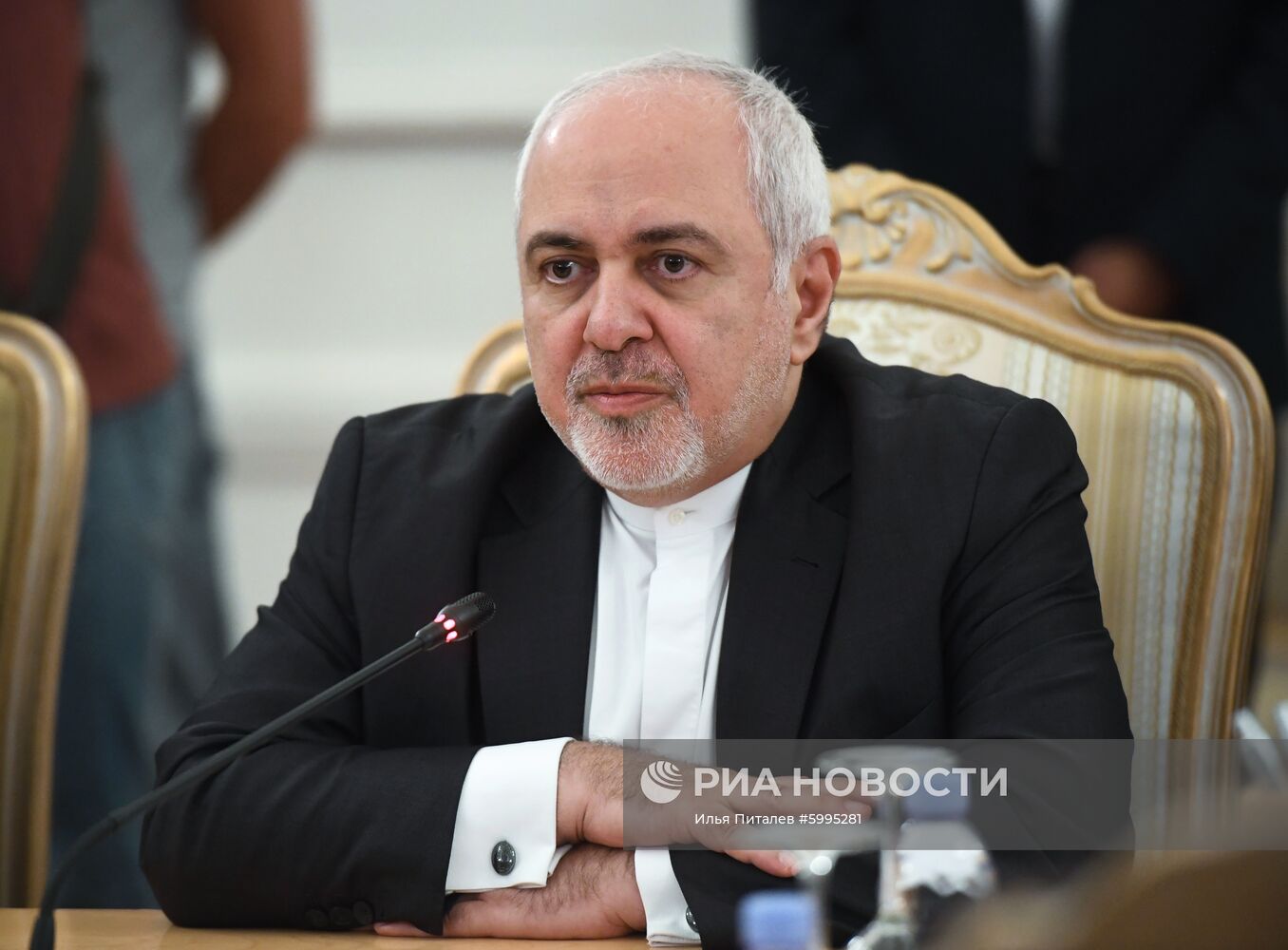 Встреча глав МИД РФ и Ирана С. Лаврова и М. Зарифа