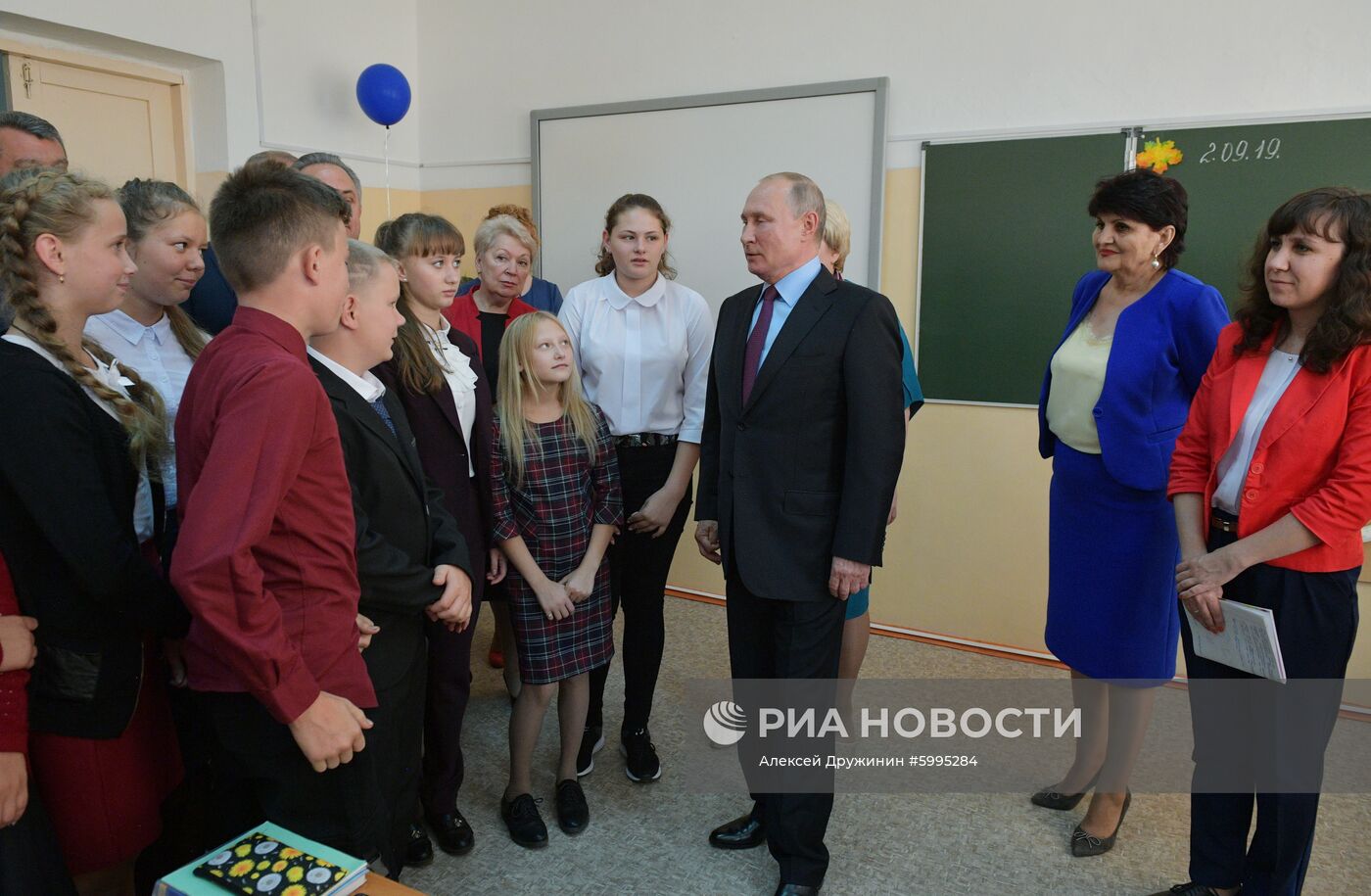 Рабочая поездка президента РФ В. Путина в Сибирский федеральный округ
