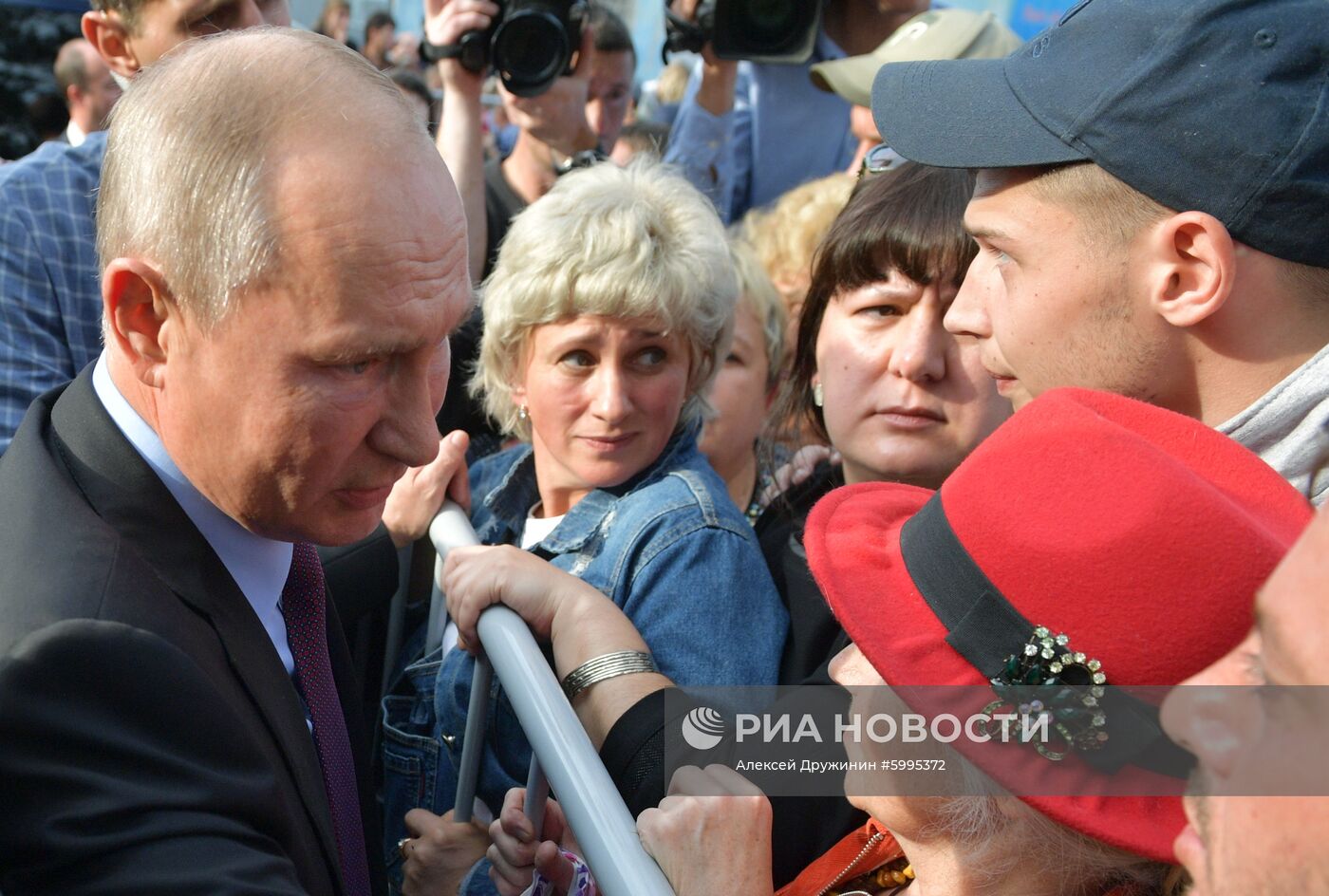 Рабочая поездка президента РФ В. Путина в Сибирский федеральный округ