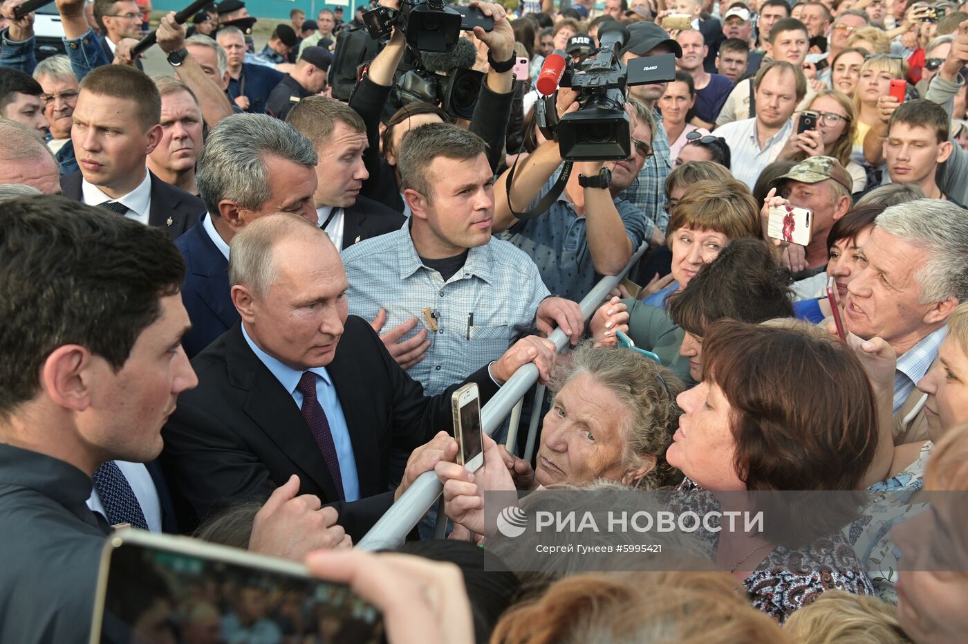 Рабочая поездка президента РФ В. Путина в Сибирский федеральный округ
