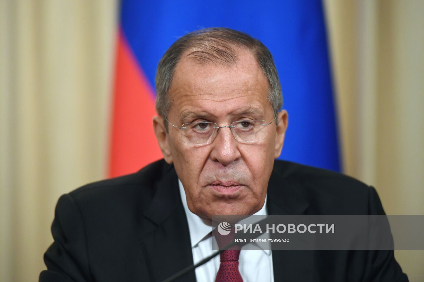 Встреча глав МИД РФ и Ирана С. Лаврова и М. Зарифа