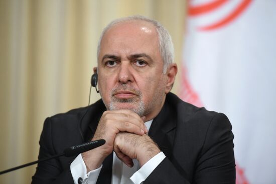 Встреча глав МИД РФ и Ирана С. Лаврова и М. Зарифа