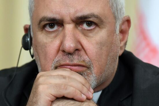 Встреча глав МИД РФ и Ирана С. Лаврова и М. Зарифа