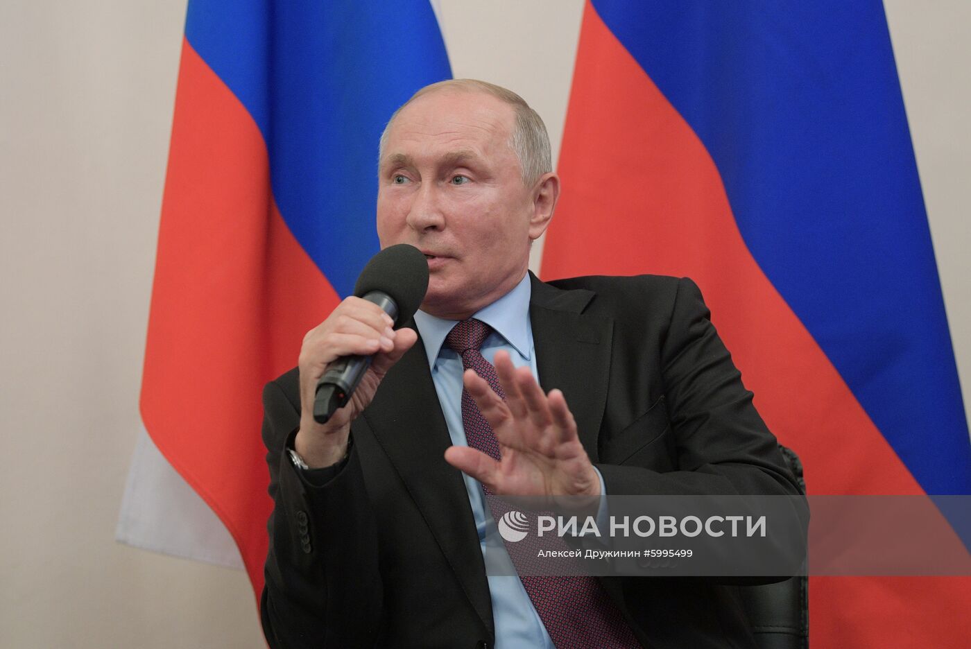 Рабочая поездка президента РФ В. Путина в Сибирский федеральный округ