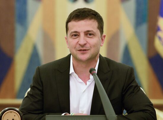 Встреча В. Зеленского с представителями рады и кабинета министров Украины