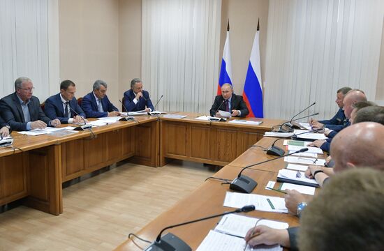 Рабочая поездка президента РФ В. Путина в Сибирский федеральный округ