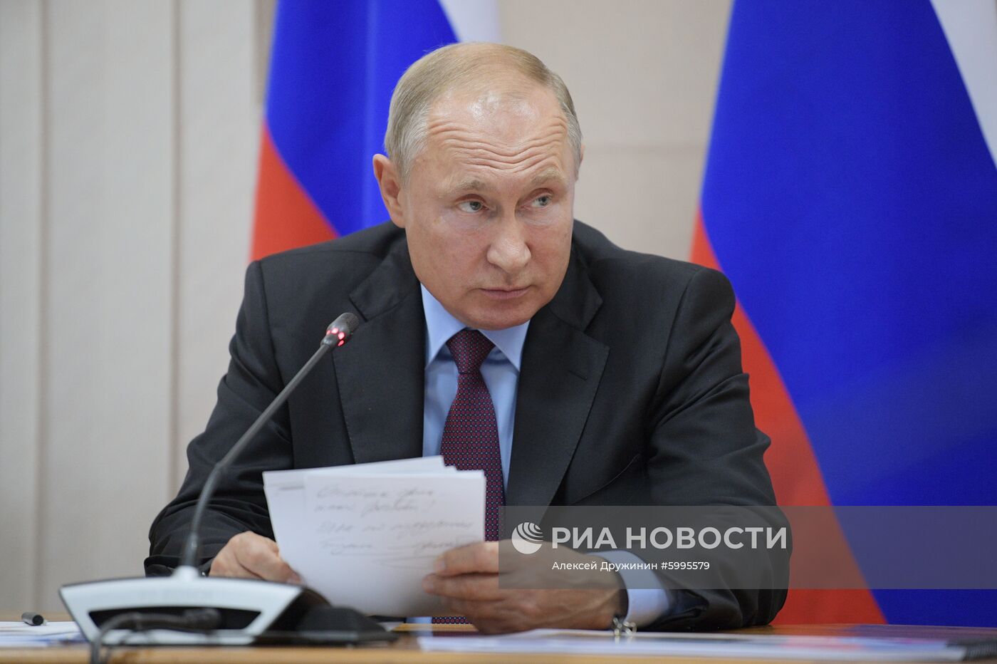 Рабочая поездка президента РФ В. Путина в Сибирский федеральный округ