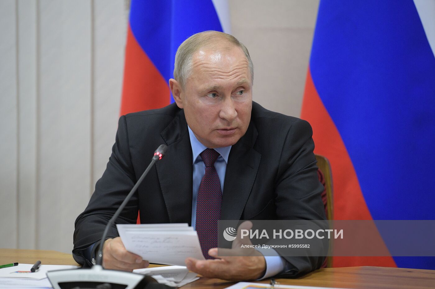 Рабочая поездка президента РФ В. Путина в Сибирский федеральный округ