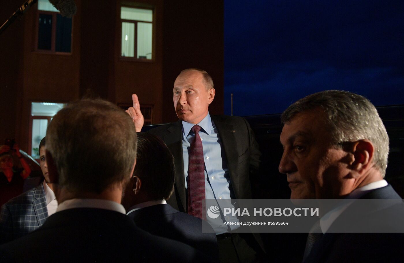 Рабочая поездка президента РФ В. Путина в Сибирский федеральный округ