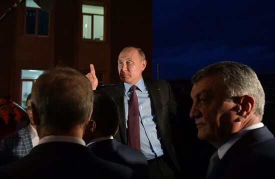 Рабочая поездка президента РФ В. Путина в Сибирский федеральный округ