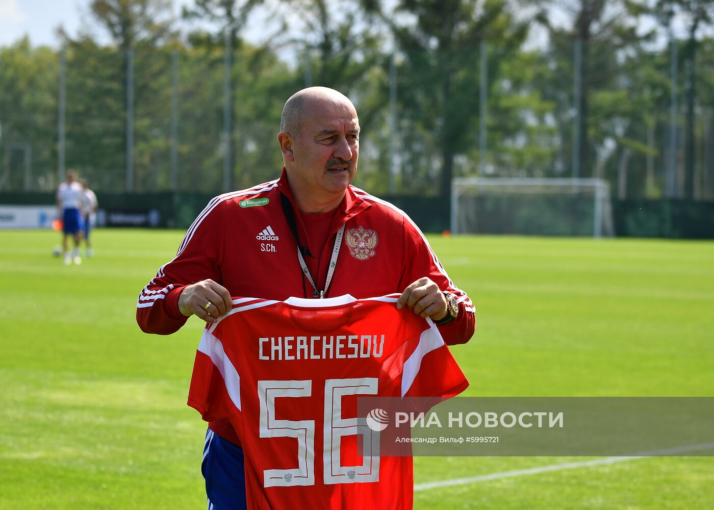 Футбол. Тренировка сборной России
