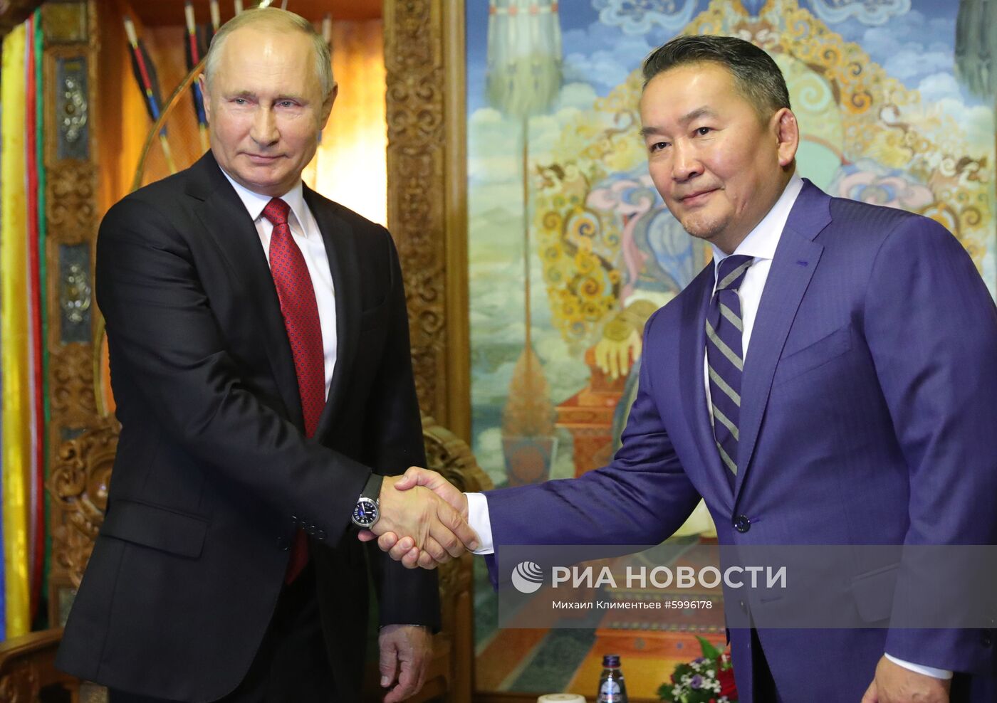 Официальный визит президента РФ В. Путина в Монголию