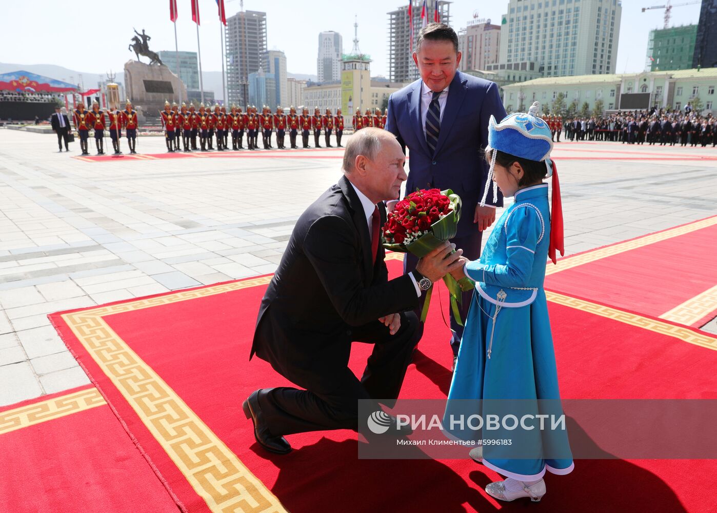 Официальный визит президента РФ В. Путина в Монголию