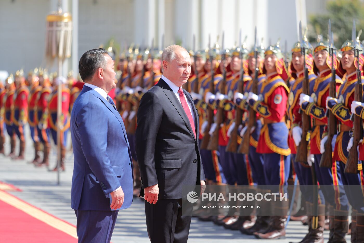 Официальный визит президента РФ В. Путина в Монголию