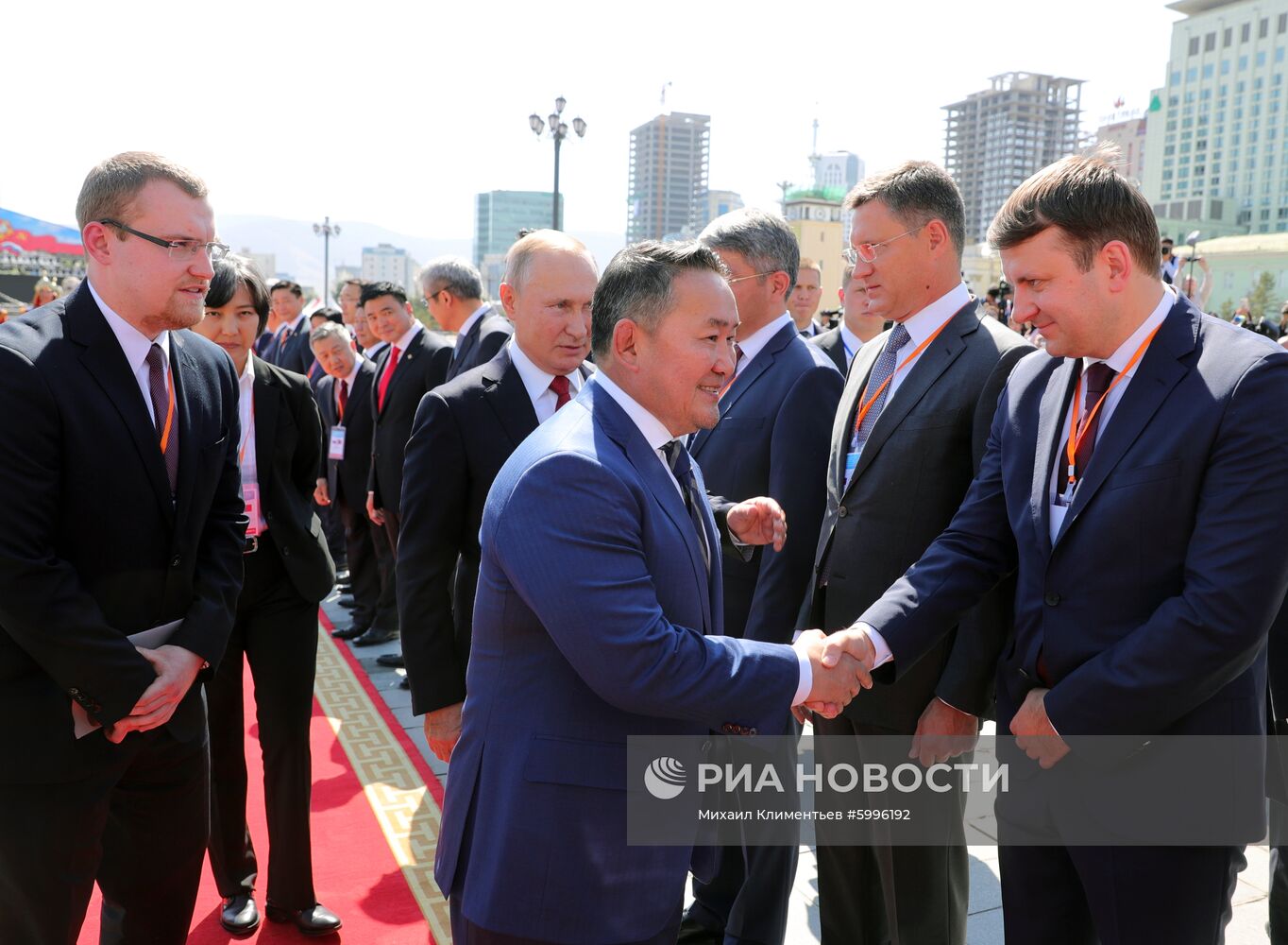 Официальный визит президента РФ В. Путина в Монголию