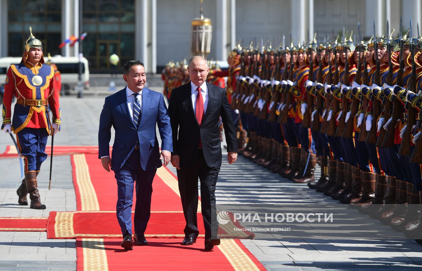 Официальный визит президента РФ В. Путина в Монголию