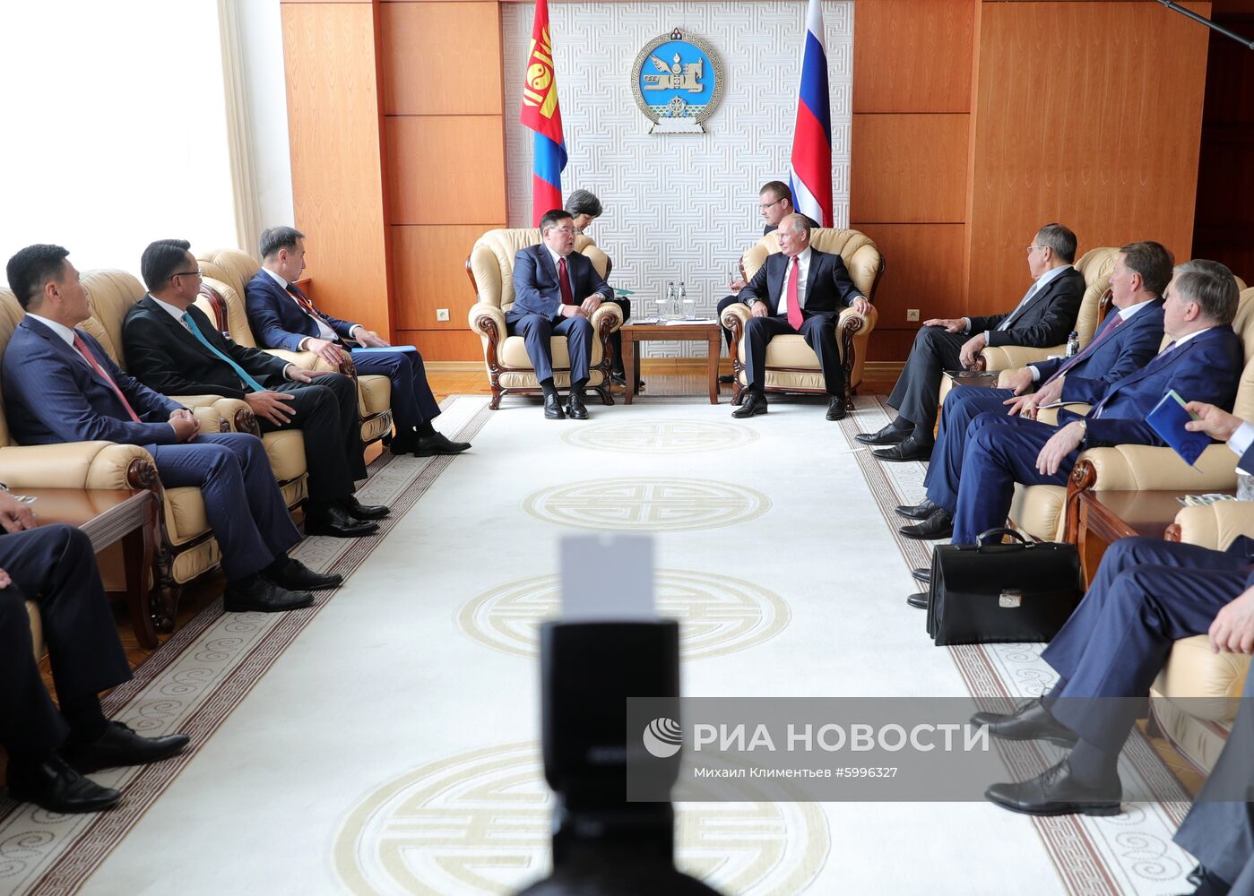 Официальный визит президента РФ В. Путина в Монголию