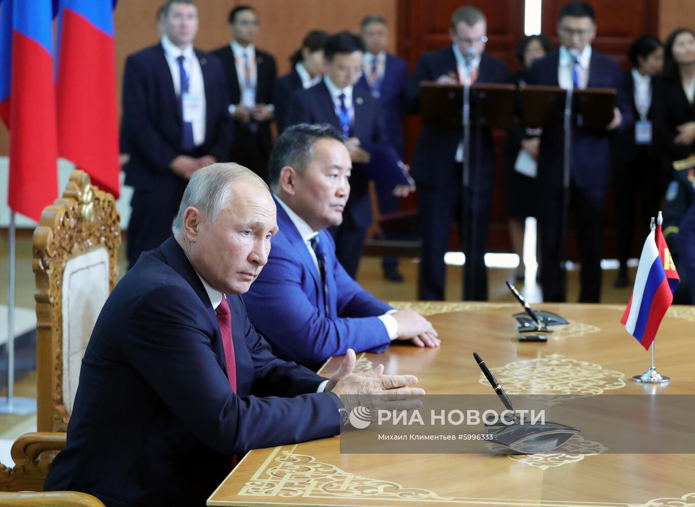 Официальный визит президента РФ В. Путина в Монголию