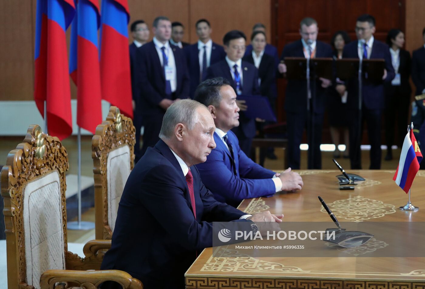 Официальный визит президента РФ В. Путина в Монголию