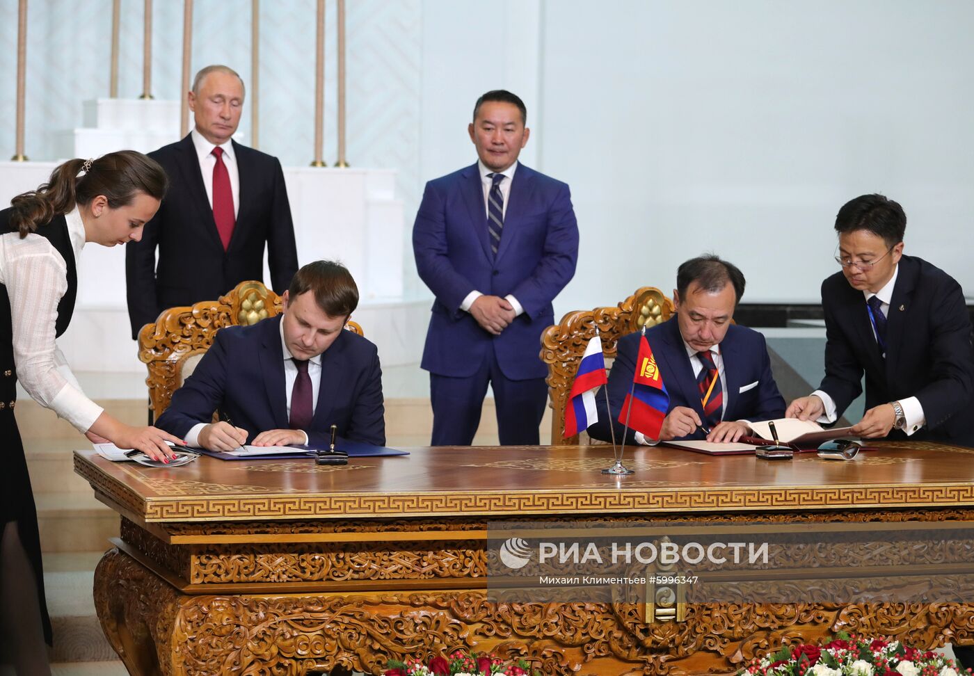 Официальный визит президента РФ В. Путина в Монголию