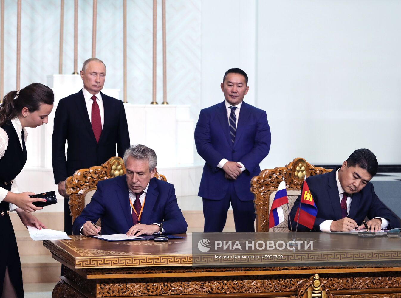 Официальный визит президента РФ В. Путина в Монголию