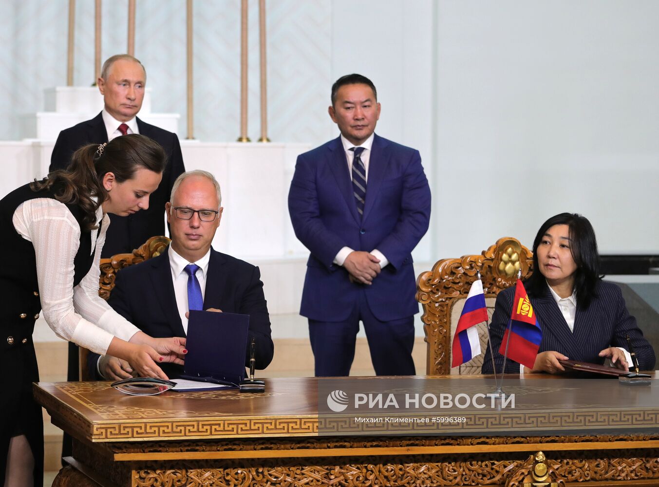 Официальный визит президента РФ В. Путина в Монголию