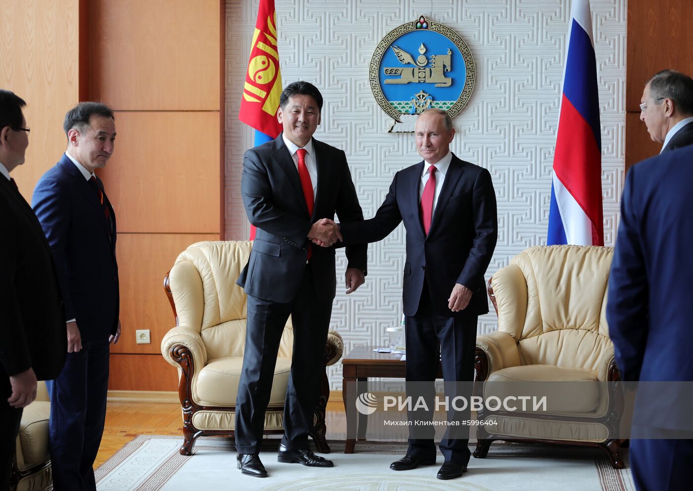 Официальный визит президента РФ В. Путина в Монголию