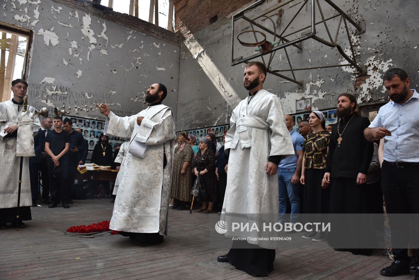 Траурные мероприятия в Беслане