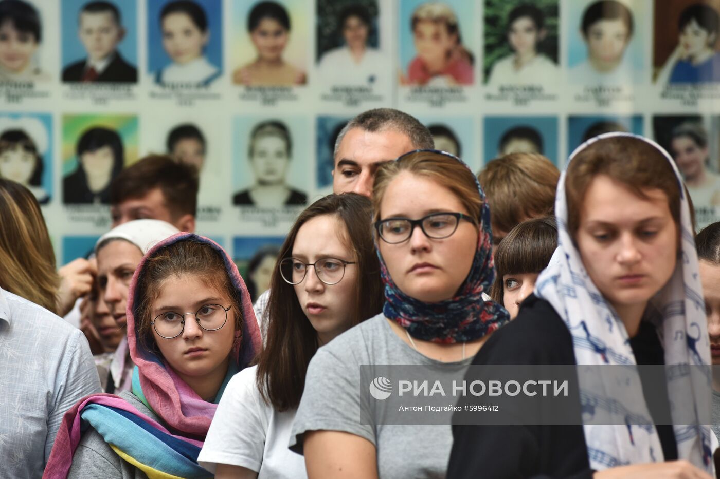 Траурные мероприятия в Беслане