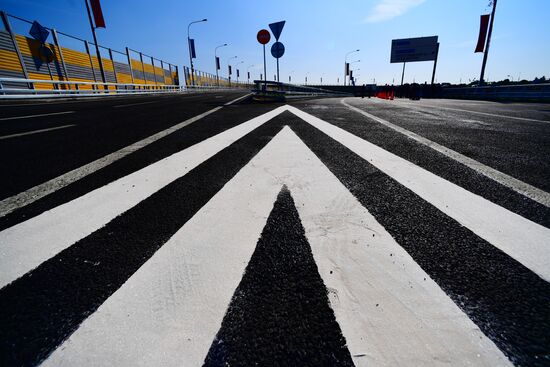 Открытие развязки на пересечении Бесединского шоссе с МКАД 