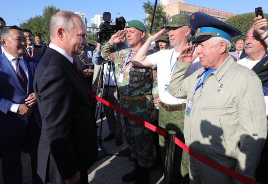 Официальный визит президента РФ В. Путина в Монголию