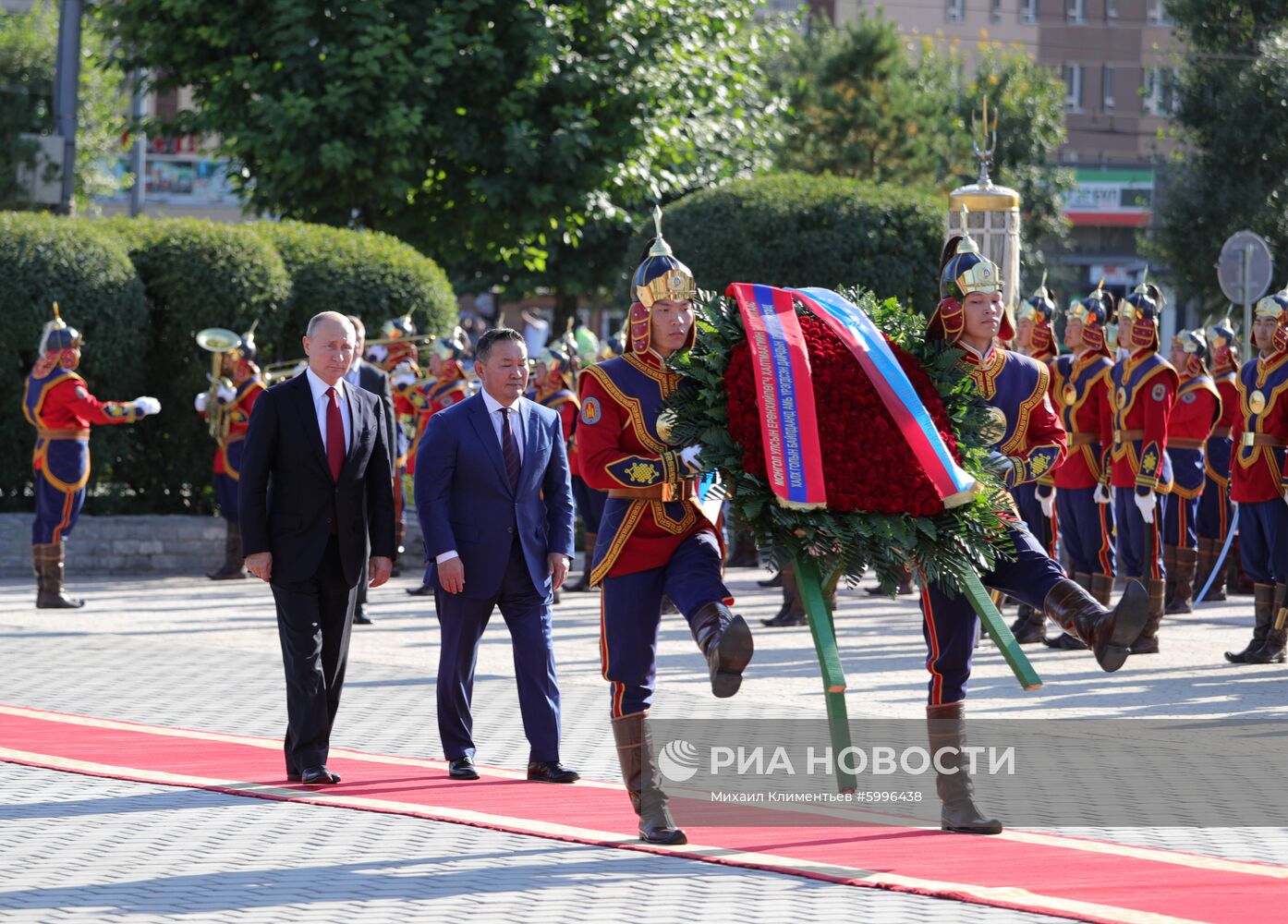 Официальный визит президента РФ В. Путина в Монголию