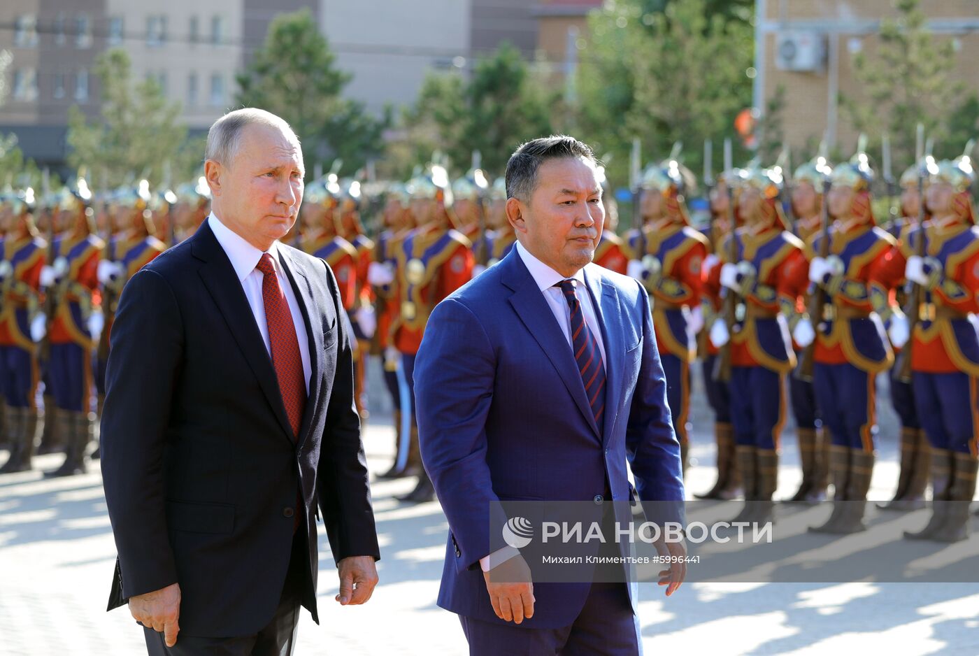 Официальный визит президента РФ В. Путина в Монголию