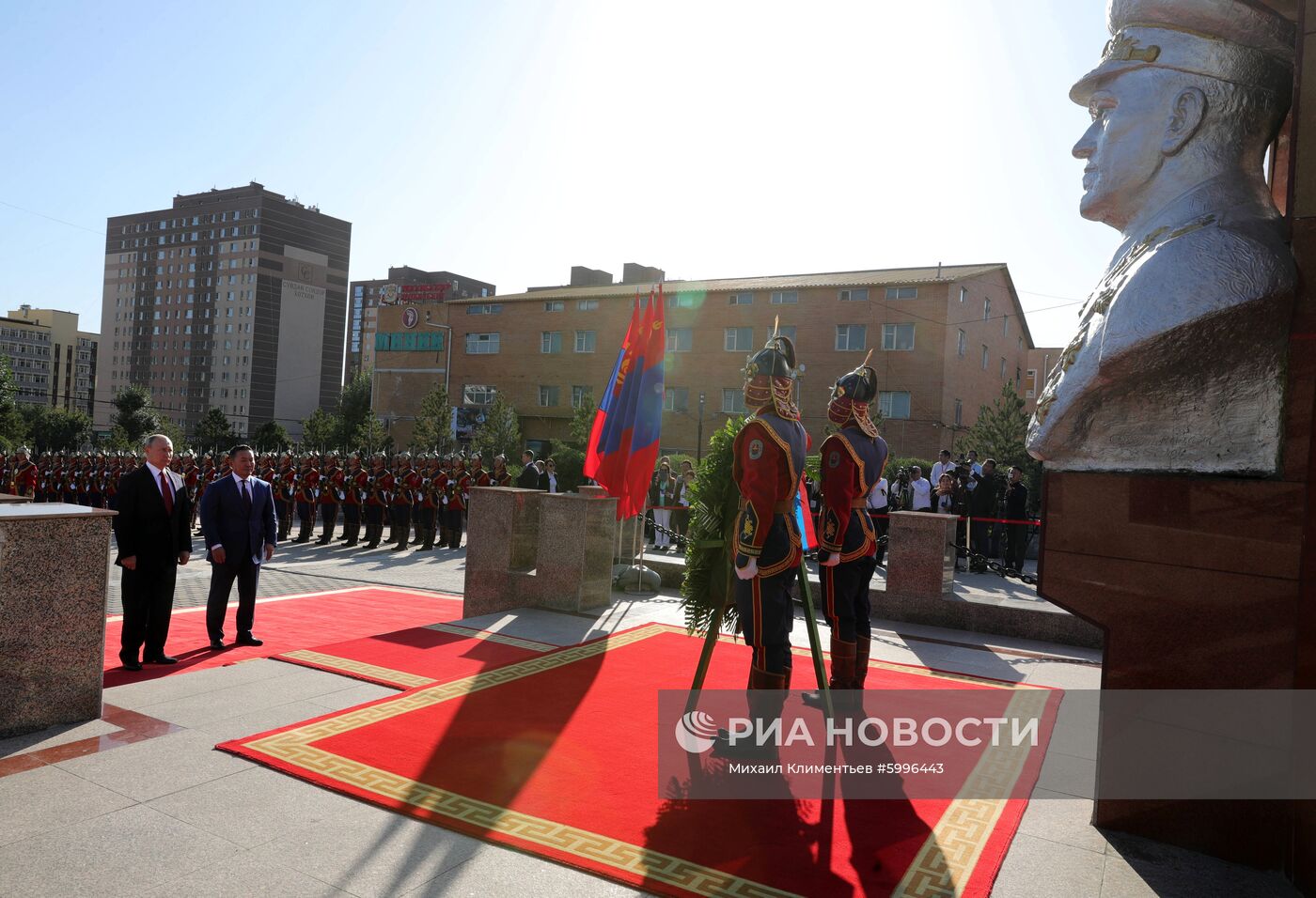 Официальный визит президента РФ В. Путина в Монголию