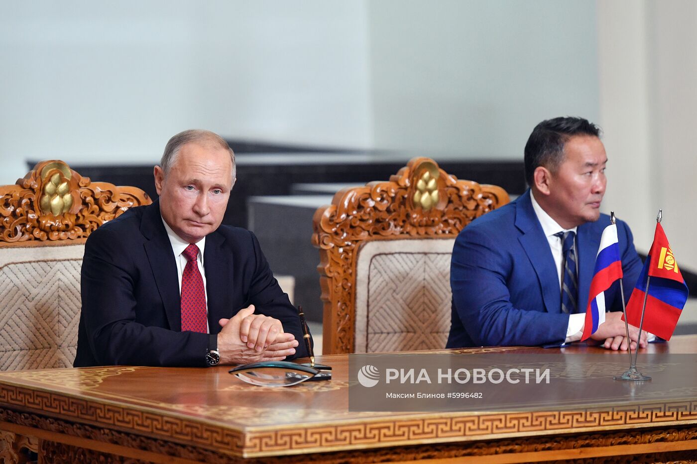 Официальный визит президента РФ В. Путина в Монголию