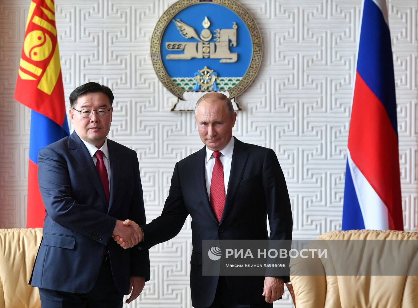 Официальный визит президента РФ В. Путина в Монголию