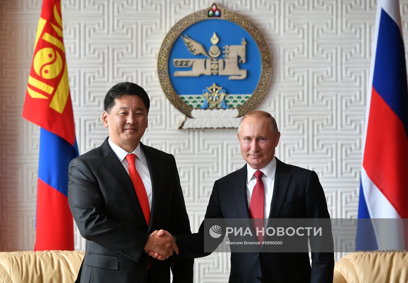 Официальный визит президента РФ В. Путина в Монголию