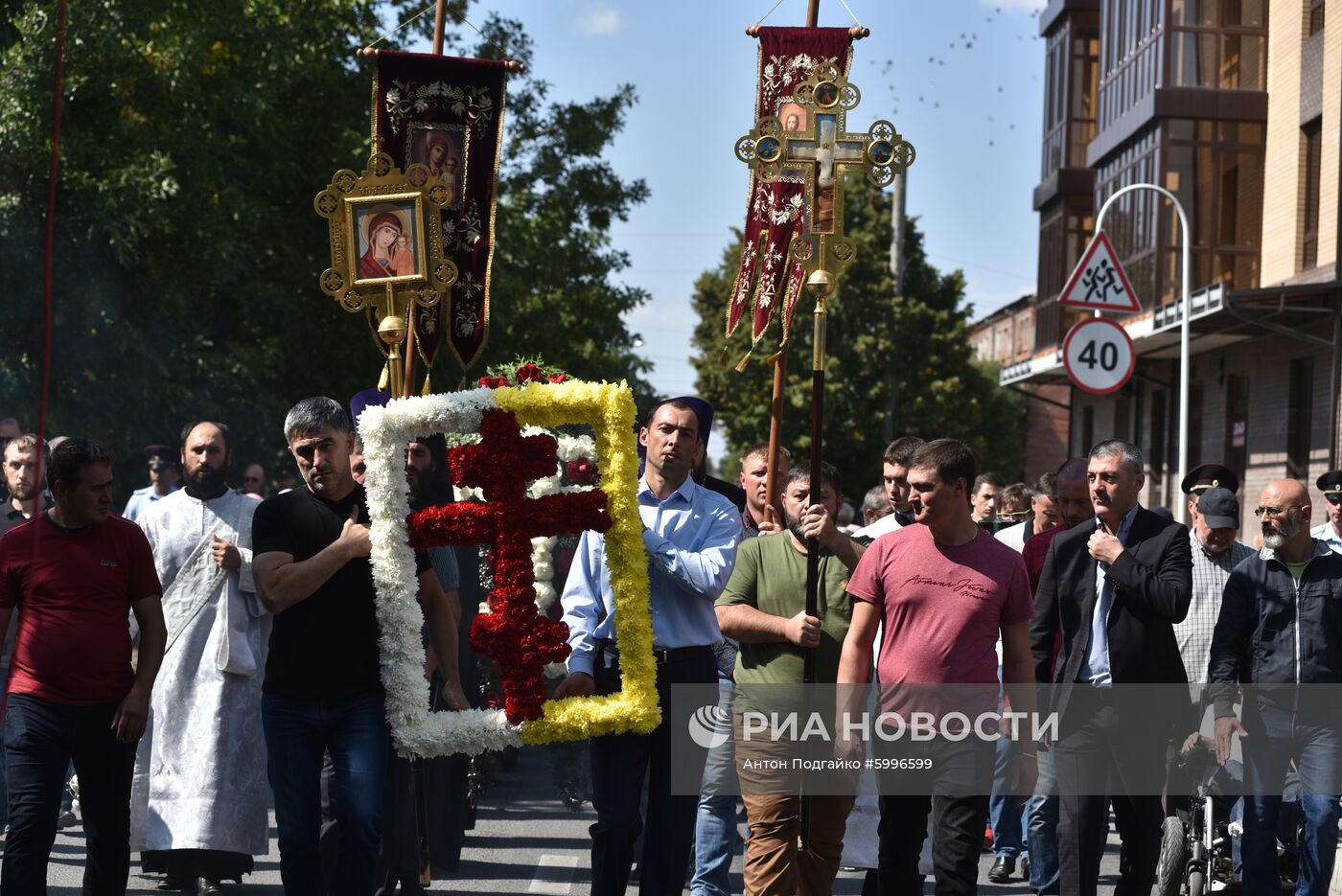 Траурные мероприятия в Беслане