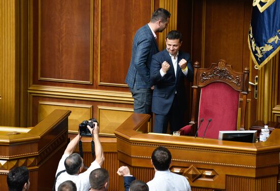 Заседание Верховной рады Украины