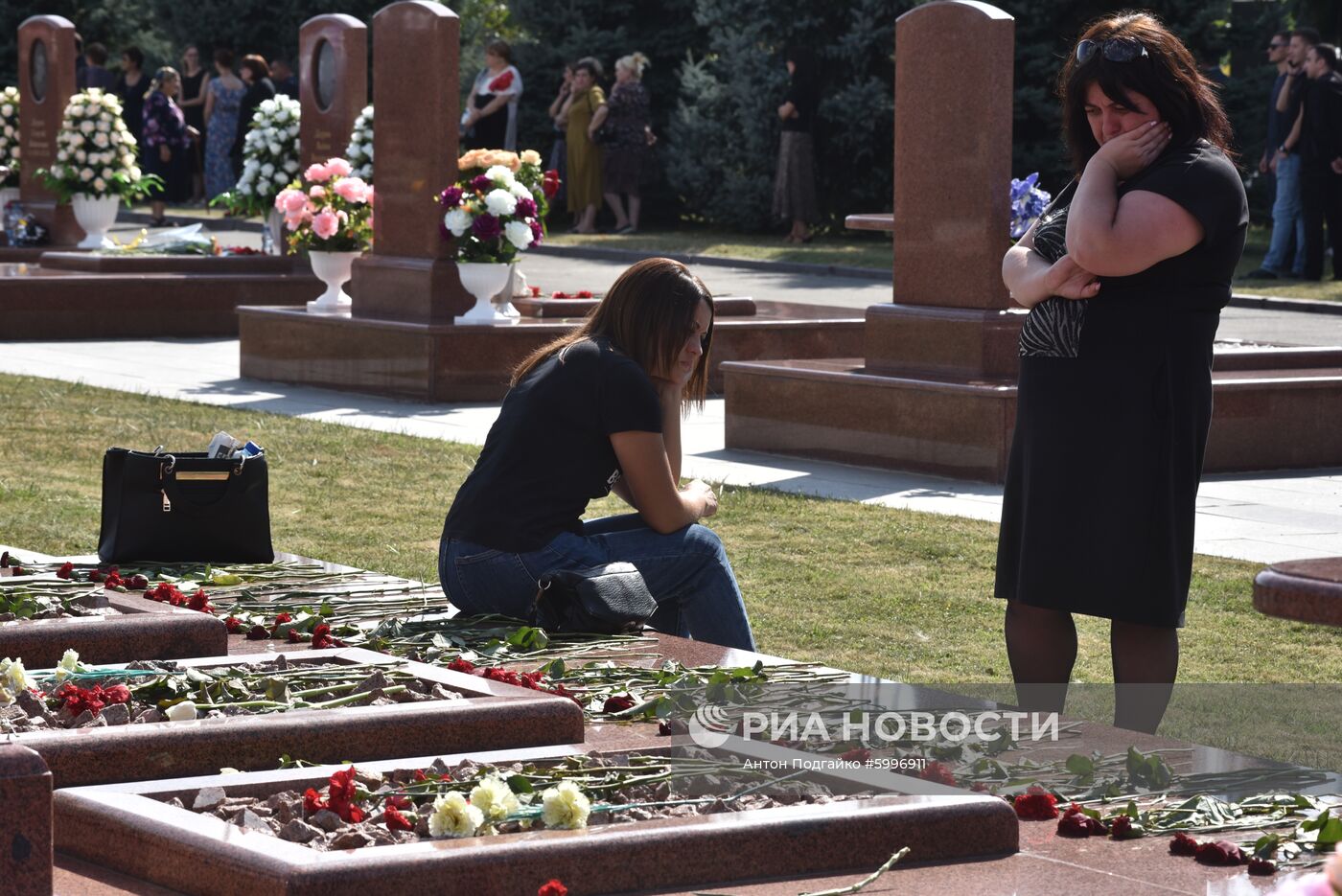 Траурные мероприятия в Беслане