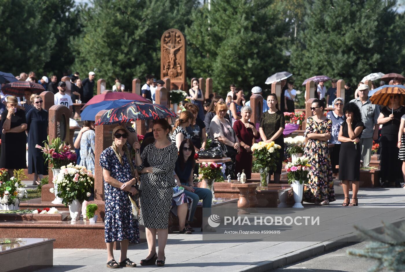 Траурные мероприятия в Беслане