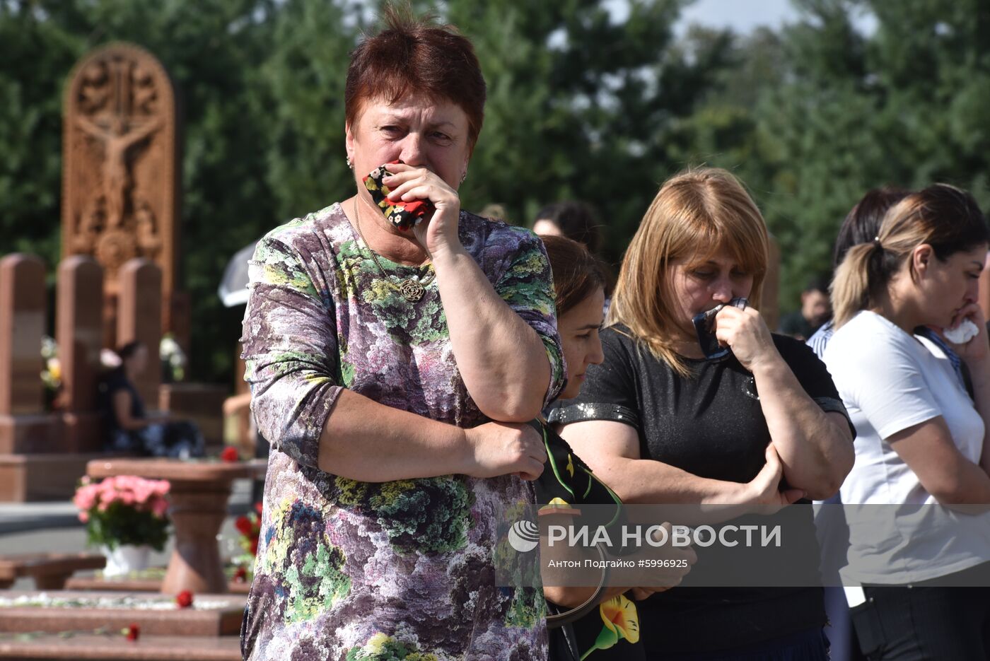 Траурные мероприятия в Беслане