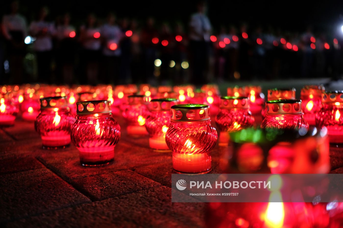 Акция "Свеча памяти" в Краснодаре