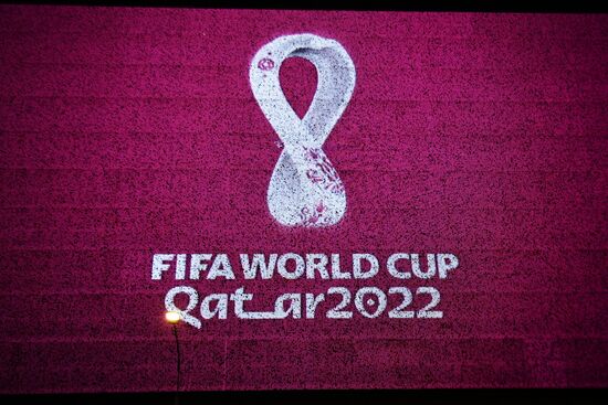 Эмблема ЧМ-2022 по футболу в Катаре 