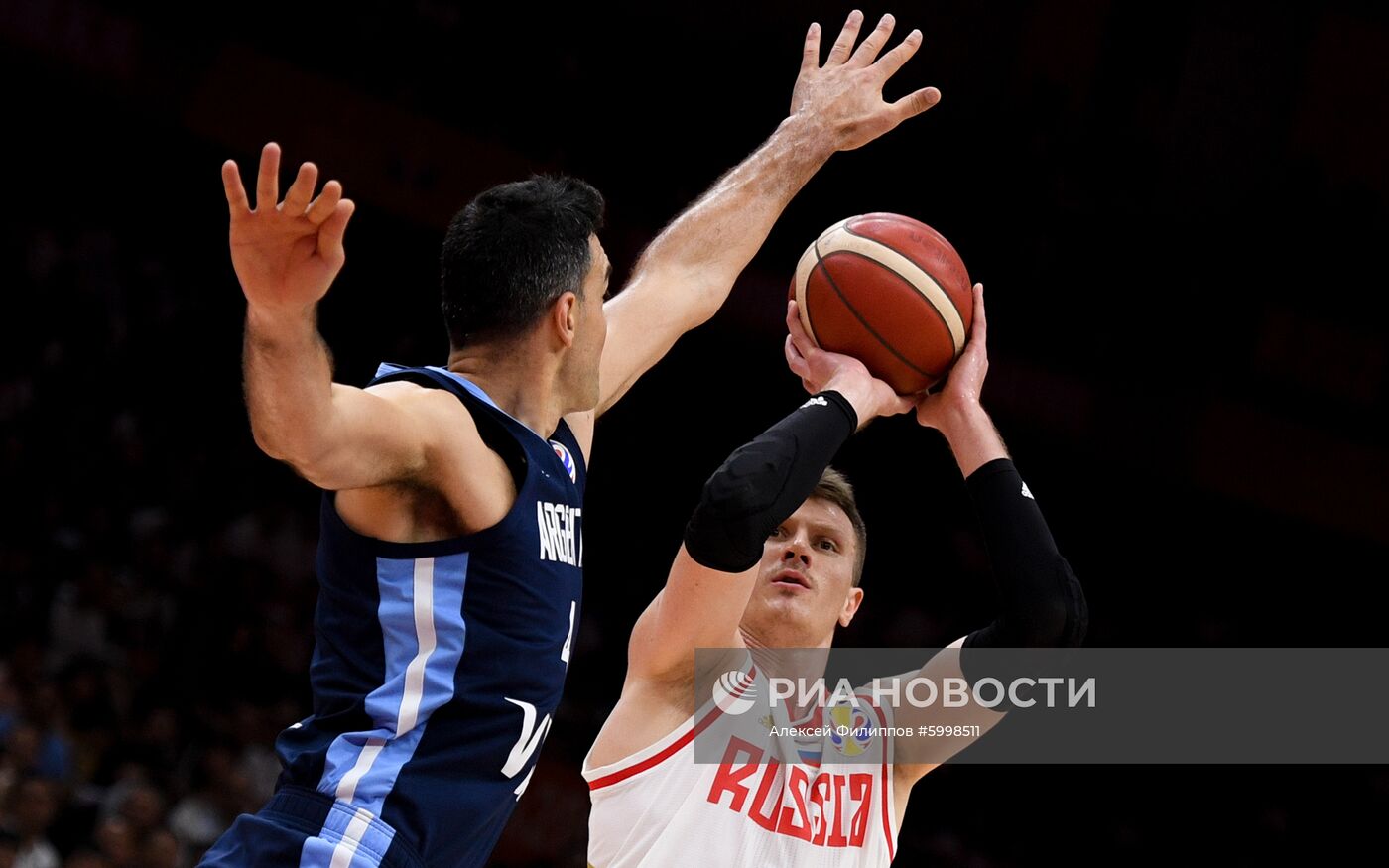 Баскетбол. Чемпионат мира. Мужчины. Матч Россия - Аргентина